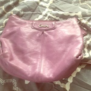 Purple coach crossbody